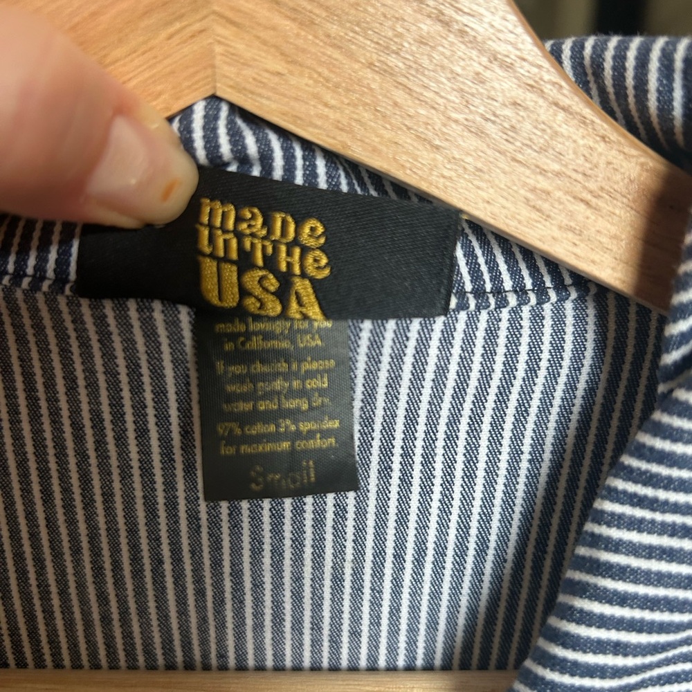Nooworks Blue Striped Jumpsuit - Picture 8 of 8